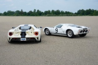 Preproduction 2022 Ford GT Heritage Edition